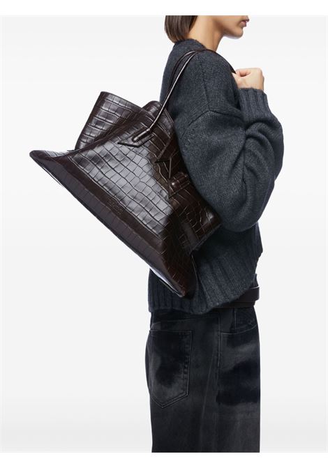 Borsa la passeggiata medium in marrone The Attico - donna THE ATTICO | 250WAH00054LBT021PR207